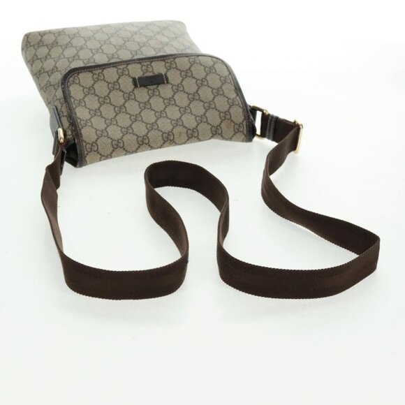 Authentic GUCCI GG Supreme Shoulder Bag PVC Beige Gold 223666 - Picture 16 of 16